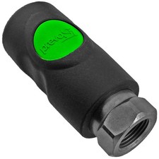 Druckluft Sicherheitskupplung mit Druckknopfbet&auml;tigung G 3/8 Zoll Innengewinde