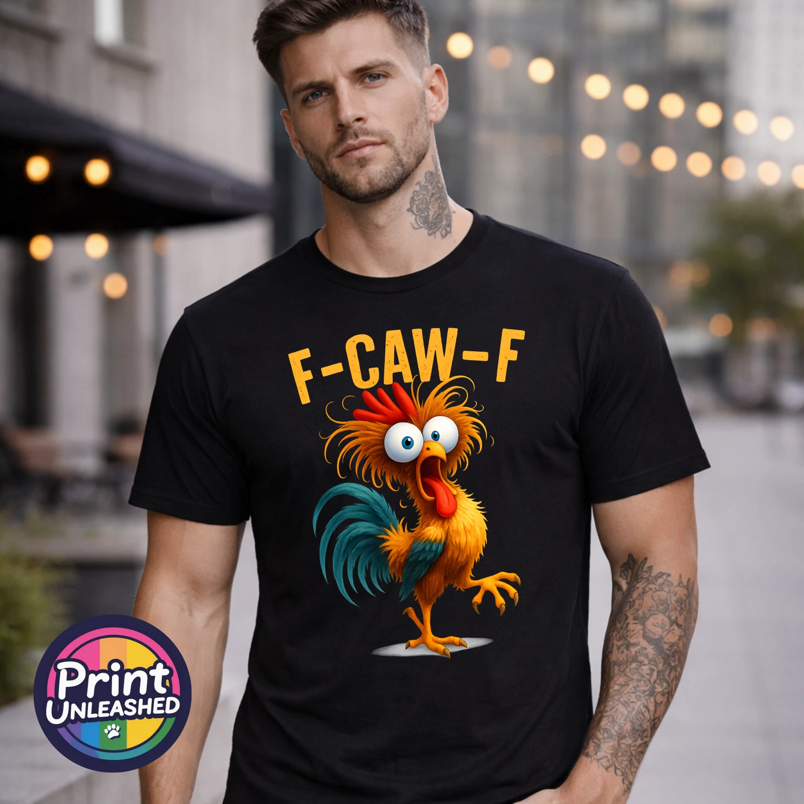 F-CAW-F Funny Slogan T-Shirt Chicken Unisex S-2XL Fun Quirky Gift Printed Tee UK
Opens in a new wind