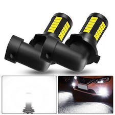 AUXITO 9145 9140 H10 LED Fog Driving Light Bulb Super White 2000LM 6000K 5630 A2