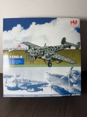 HOBBYMASTER 1/72 Bf110G-4 Obl.MARTIN DREWES march 1944 laon-athies #HA1802