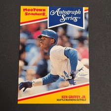 Moo-Town Snackers 1992 Ken Griffey Jr. #7 Seattle Mariners