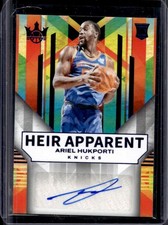 2024-25 Panini Court Kings Ariel Hukporti Heir Apparent Sapphire RC Auto #/25