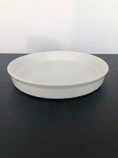 CorningWare F-3-B 10" Round Quiche Pie Dish French White 24cm