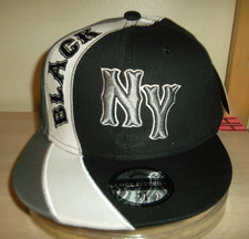 NEW YORK BLACK YANKEES BASEBALL HAT-HEADGEAR CLASSICS 7 7/8