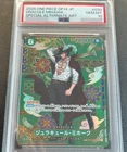 PSA 10 Mihawk OP12-030 SP SR The Azure Sea's Seven One Piece Card 2025 Japanese