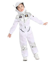 Baby Girls Boys ASTRONAUT Halloween Costume 2 Pieces Romper Hat NEW