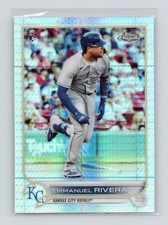 2022 Topps Chrome Prism Refractor #164 Emmanuel Rivera (RC) - KC Royals (Q)