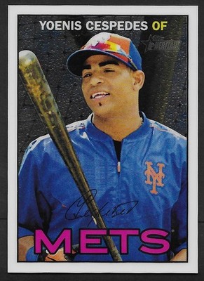 2016 Topps Heritage Chrome #THC468 Yoenis Cespedes #'d/999