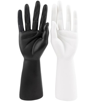 , 2 Pack Mannequin Hand Ring Display Jewelry Holder Stand Plastic Model Left ...