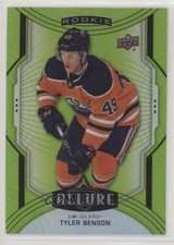 2020-21 Upper Deck Allure Rookie Sp Green Quartz 56/99 Tyler Benson #108 au7