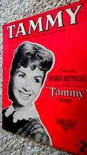 DEBBIE REYNOLDS: TAMMY SHEET MUSIC 