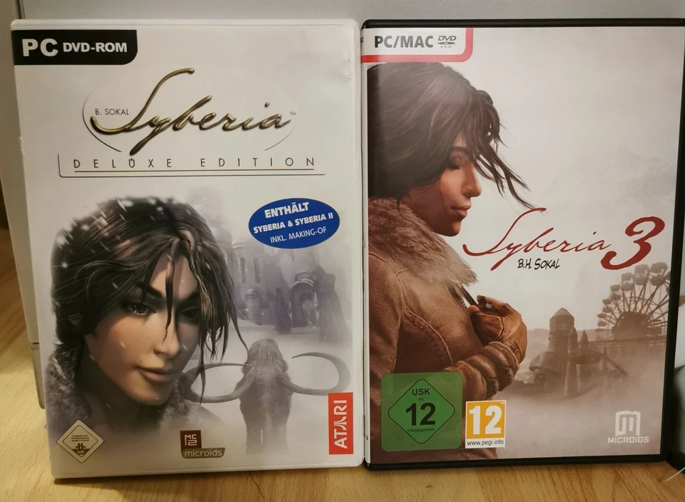 Syberia B. Sokal 1-3 PC DVD Game