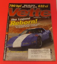 VETTE-NOVEMBER 2004-AMERICA'S FAVORITE CORVETTE MAGAZINE Pilot Line