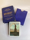 NYC Souvenir Playing Cards – USPC 1910s – Gold Edges – Landmark Views – w/ Box — photo 2