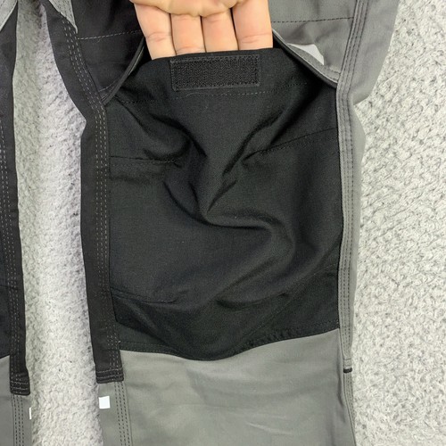 Dickies Pants Mens 38x32 Gray Black GDT Premium Flex Workwear Knee Pad Pockets - Picture 6 of 24