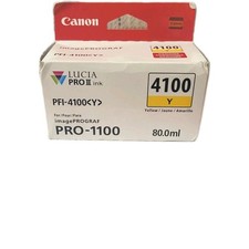 Canon PFI-4100 Yellow Pigment Ink Tank for Pro 1100