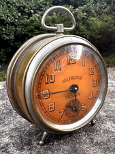 Selfridge Viceroy Wecker Vintage Antik Franz&ouml;sisch Messing Metall Glocke