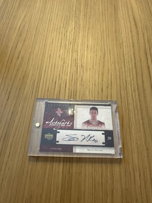 2007-08 Upper Deck Artifacts - Autofacts Autographs Steve Novak #AF-NO (AU)