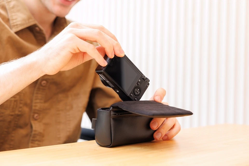 JJC Camera Battery Memory Card Pouch Case Bag for Ricoh GR IV III Sony RX100 - Image 4 of 4