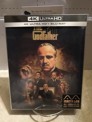 The Godfather 4K Double Lenticular B SteelBook Blu-ray [1972] MANTA LAB ShpNxtDy
