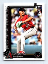 #120 2025 Topps BASE _ Cristian Mena RC Arizona Diamondbacks