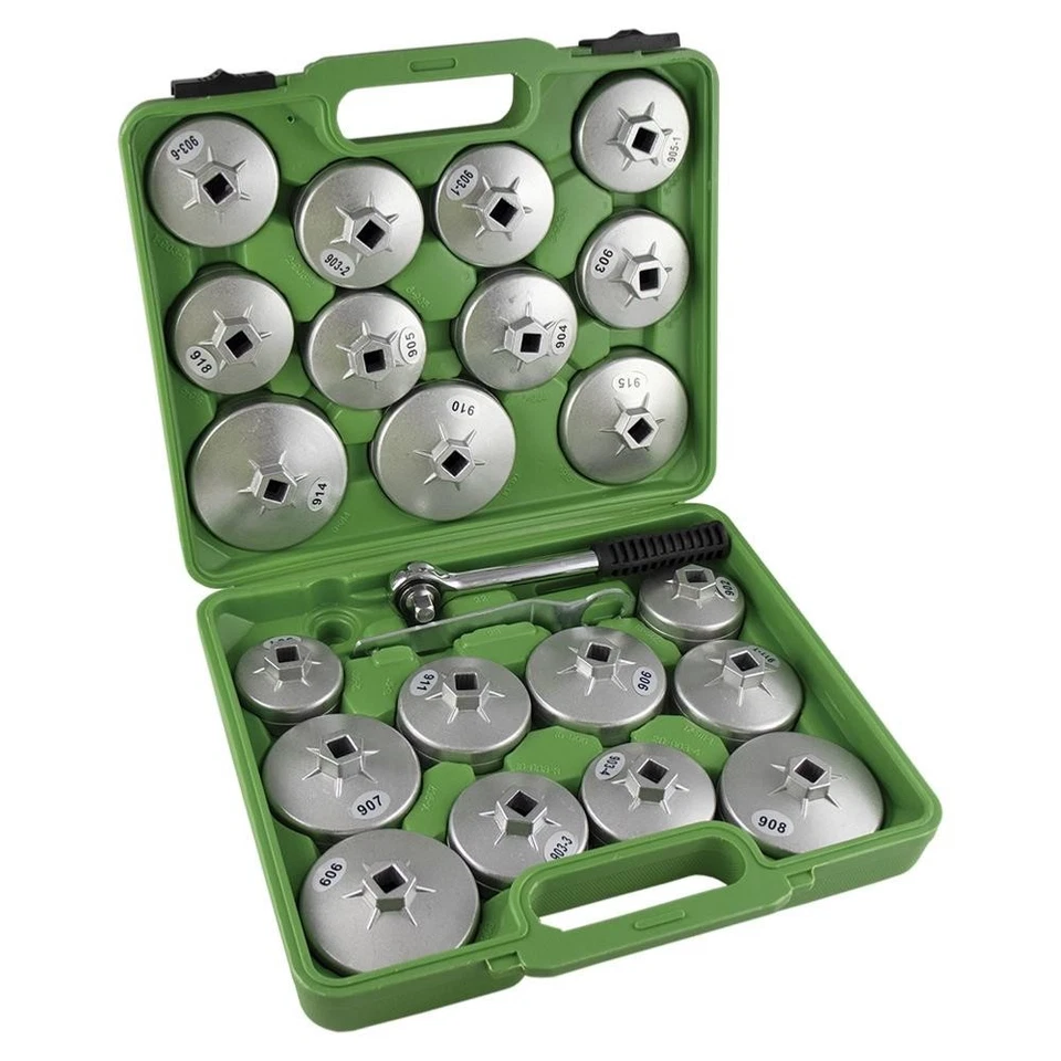 COFFRET CLOCHES CLES DE FILTRE A HUILE POUR AUTO, POIDS LOURS - Photo 1/1