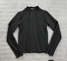 Art Class Girl's Size Medium (8) Long Sleeve Textured Mock Turtleneck T-Shirt