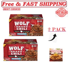New - Wolf Brand "No Bean" Chili 15oz., 12pack. Best Product.,