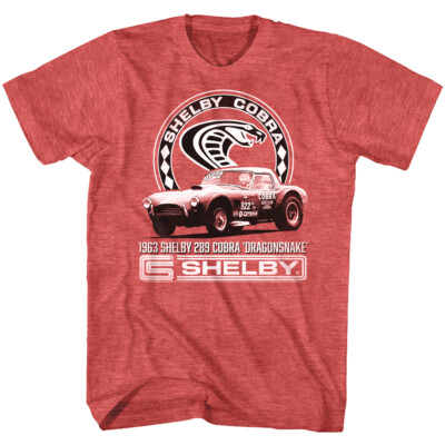 Shelby Cobra 1963 Dragonsnake 289 Men's T Shirt American Muscle Car Racing Merch