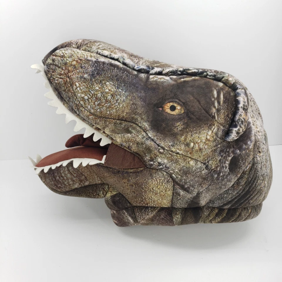 Máscara de disfraz de espuma grande de dinosaurio Jurassic World Big Greeter Head T Rex DanDee Foto 2 de 4