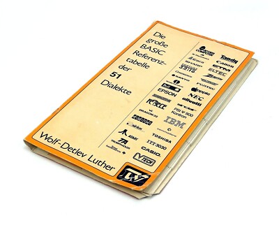 DIE GROSSE BASIC REFERENZTABELLE DER 51 DIALEKTE von Luther Heimcomputer IBM usw