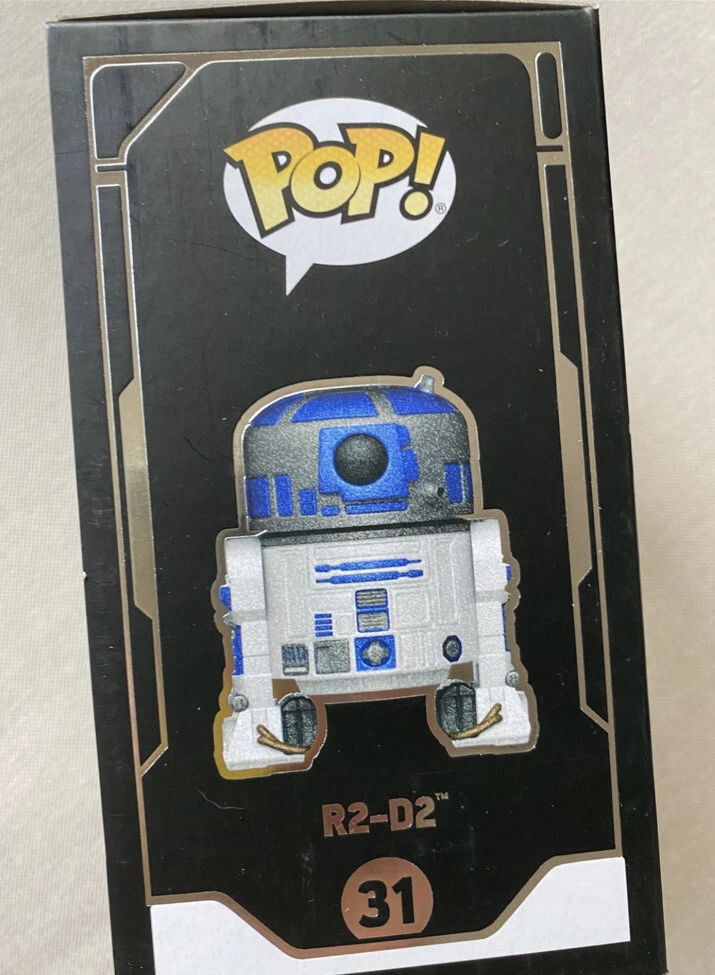 Funko Pop 2022 Galactic Convention Exclusive Diamond R2-D2 Star