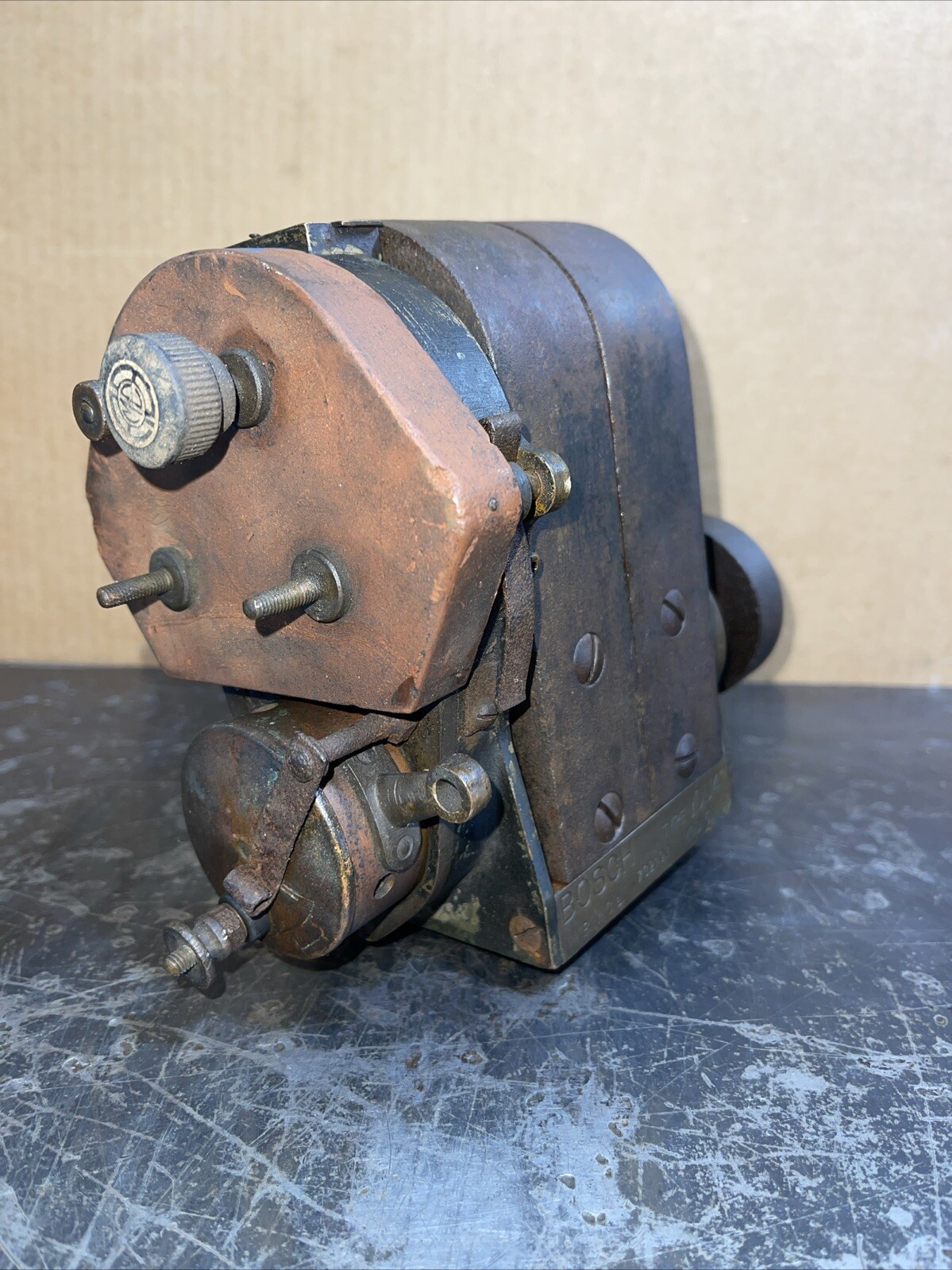 Antique BOSCH DU4 M.O.D5 Magneto Tractor Automobile Brass Era Parts