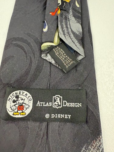 Atlas Design Disney Men 100% Silk Goofy Traditional Neck Tie Multicolor NWOT - Picture 4 of 7