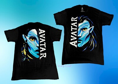 New Avatar Jake Sully 2 Sided James Cameron Mens Vintage T-Shirt