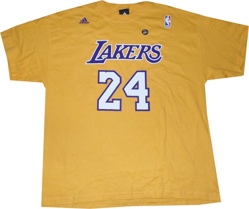 Los Angeles Lakers Lakers Kobe Bryant Gold Adidas Shirt New tags Oversized XL