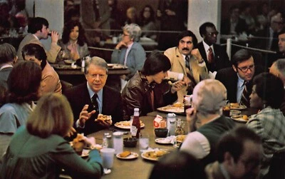 Cadeau JIMMY Carter W/ Constituents À West Virginia Énergie Réunion 1977 Postale - Photo 1/2