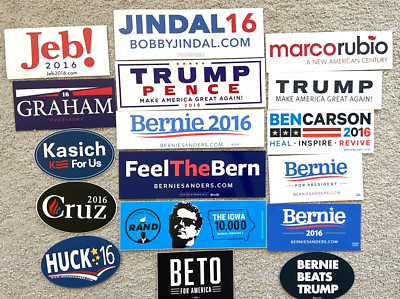Trump Sticker 2016 17 2016 2020 Official President Campaign Bumper Sticker Lot Trump ...