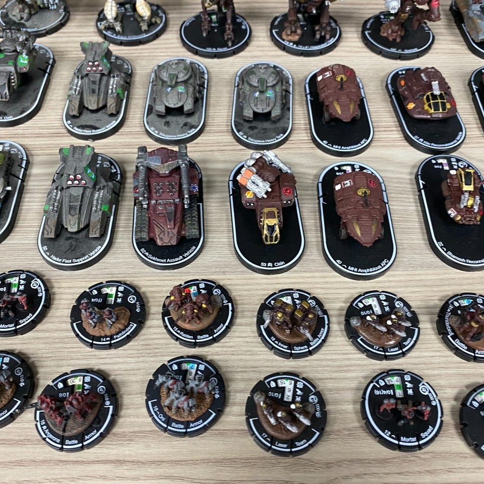 HUGE MECHWARRIOR BATTLETECH BUNDLE COLLECTABLE MINIATURES WIZKIDS CLIX ...