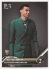 2023 Topps Now VICTOR WEMBANYAMA Draft Night 1st Pick Spurs RC Rookie #D-1