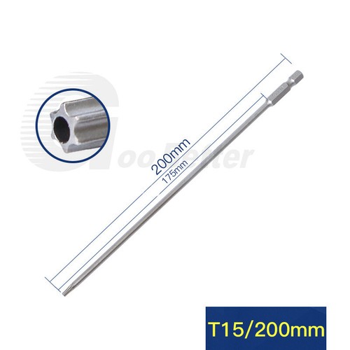 Torx Star Security Bit Set Screwdriver Power Drive with Hole Tamperproof T5 -T50 - Picture 61 of 68