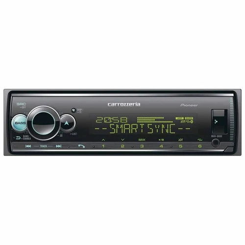 Carrozzeria Pioneer MVH-6600 Car audio 1DIN USB Bluetooth New Unopened from JP