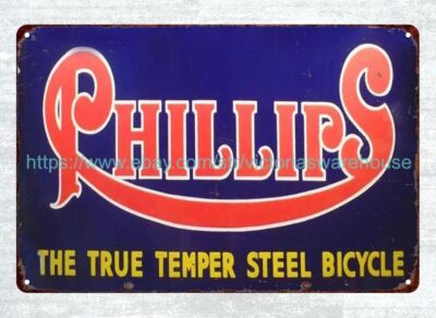 Phillips Steel Bicycles metal tin sign good bedroom designs