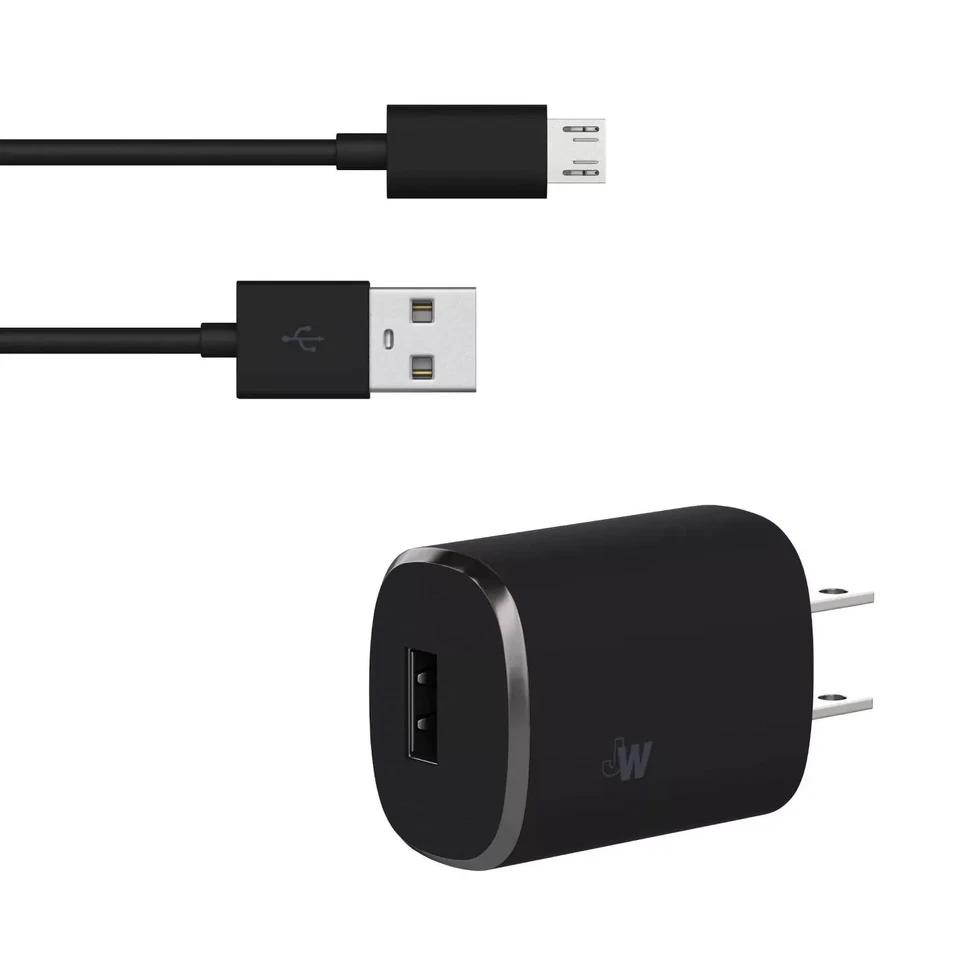 JW Just Wireless 1A/5W  USB-A Home Charger with 6ft Cable - Image 2 of 3