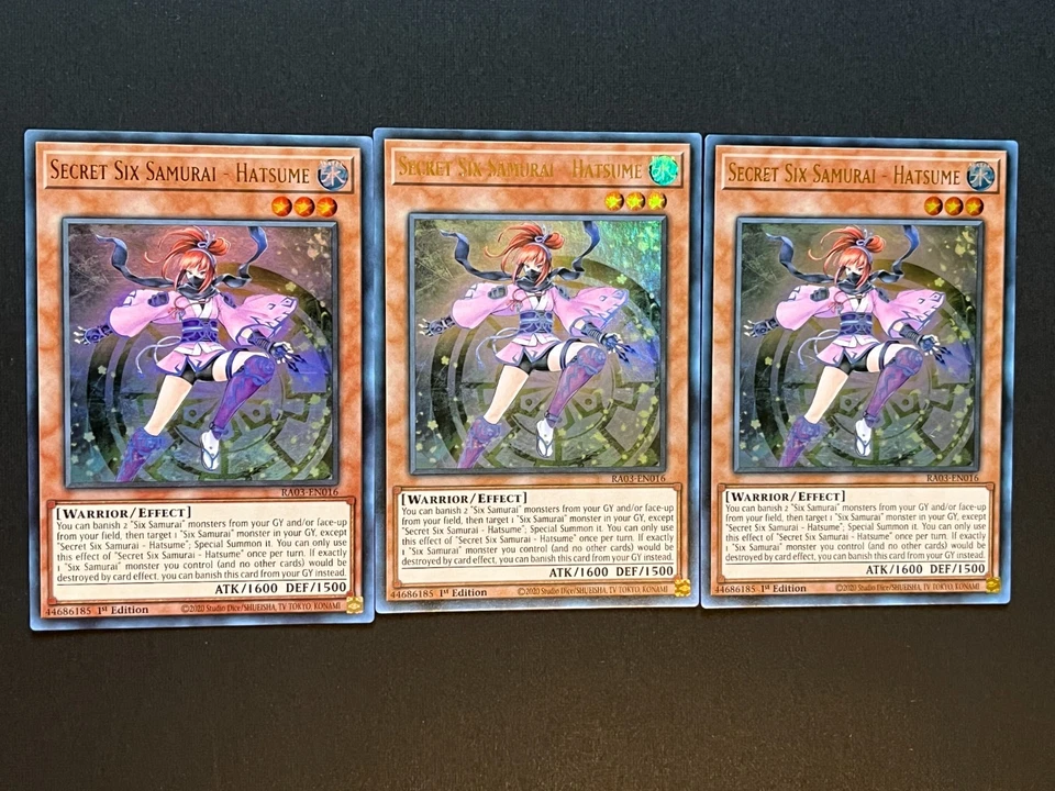 YUGIOH SIX SAMURAI DECK- RIHAN- SHI EN- ZANJI- YAICHI- IROU- ENISHI- MIZUHO NM - Image 3 of 4