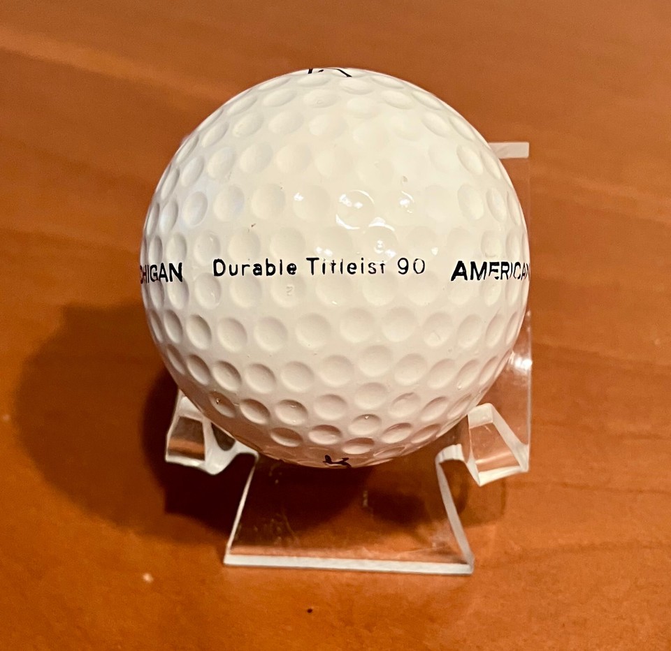 Vintage Titleist DT 90 "American Travel Schools" (Michigan) Older Logo
