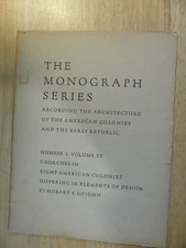 Upjohn, Churches In Eight American Colonies, Monograph Series