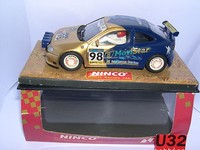 Ninco 50161 Slot Car Renault Megane Catalunya Costa Brava 1998 Lted.Ed