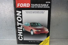 1986 - 1995 CHILTON FORD Taurus Sable Repair Manual Book Catalog (26700)