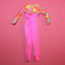 Combinaison rose pour poupée Barbie ski Fun Mattel